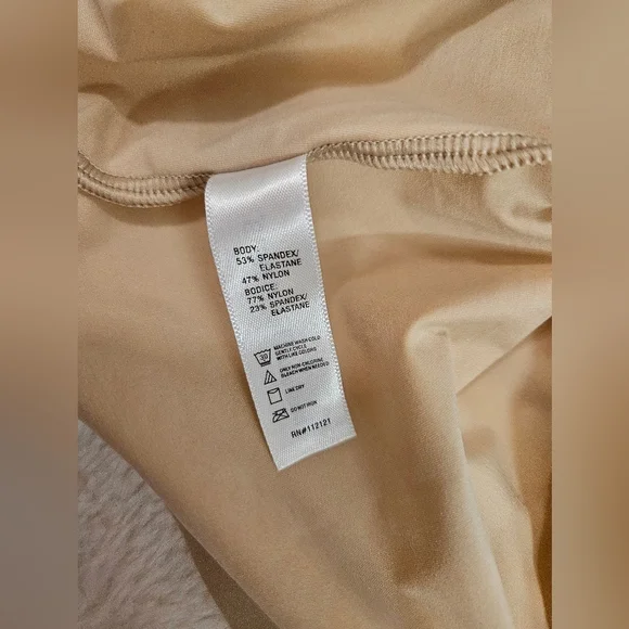 Spanx Women Thinstincts Top Satin Nude Beige Shaping Tank Size L - Picture 7 of 7